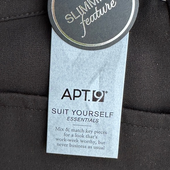 APT 9 Women’s black slacks NWT Size 22W Modern fit - Picture 10 of 15